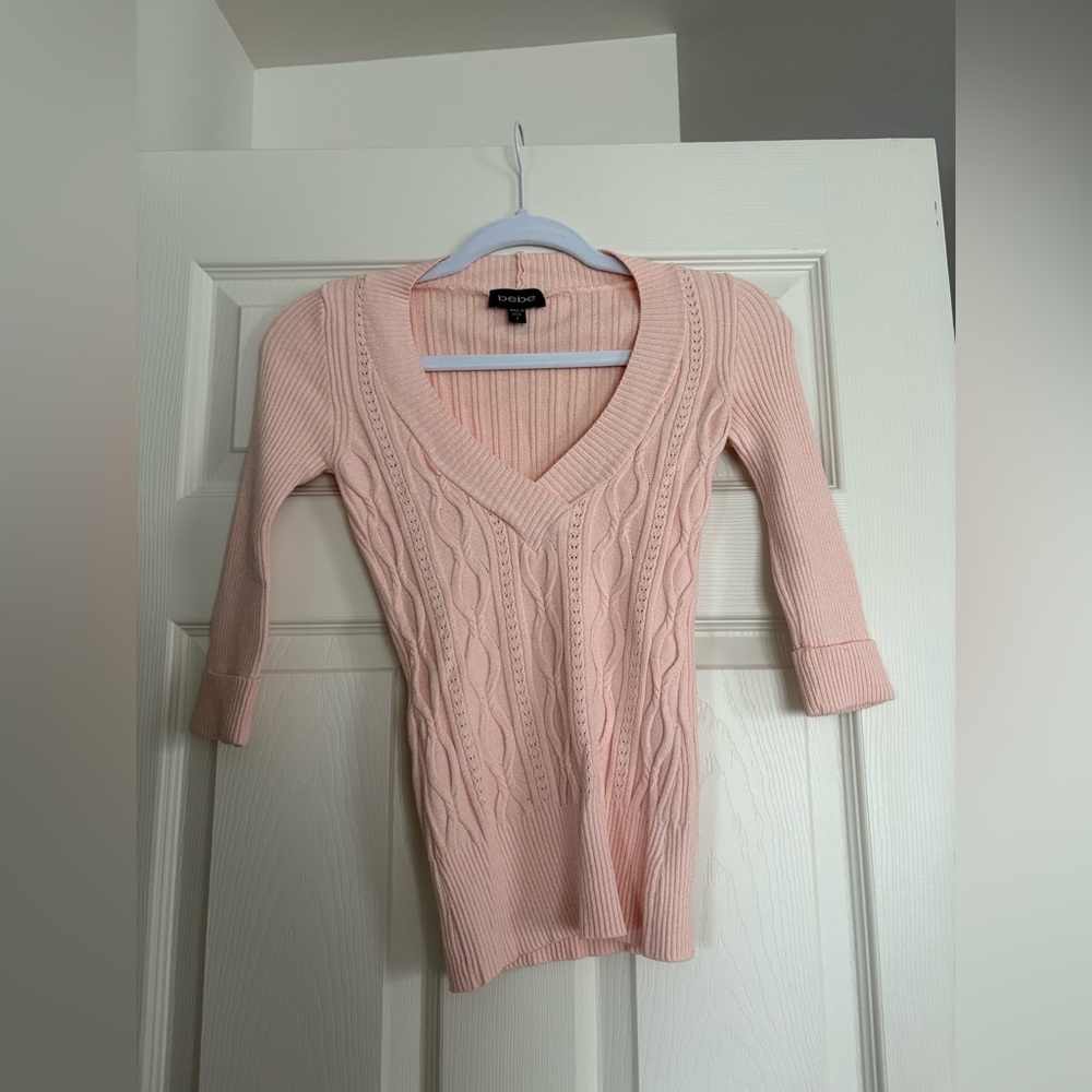 Y2K Cable knit Bebe Sweater